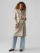 VERO MODA VMFORTUNEAYA SS23 LONG COAT NOOS Dames Jas - Maat XS - Oatmeal