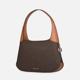 Michael Kors Alice LG TZ SHLDR Bruin Kunstleer