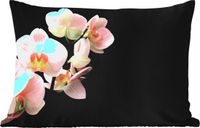 PillowMonkey Outdoor Pillow - Orchid - Floral - Pink - 60x40 cm - Weatherproof