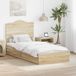 Maison Exclusive - Lit de rangement Chêne Sonoma, 100 x 200 cm, panneau de particules