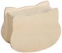 Artemio Hout 15 x 10,5 x 6,3 cm Pussy spaarpot, beige