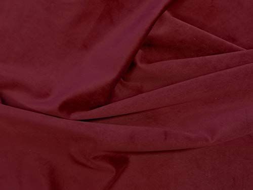 Dalston Mill Fabrics BLG290-35-L3 fluweel, scharlakenrood, 3 m