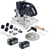 Festool SYMC 70 EB-Basic SYMMETRIC scie sauteuse sans fil 36 V (2 x 18 V) 216 mm + 2x batterie 5,0 Ah - sans chargeur