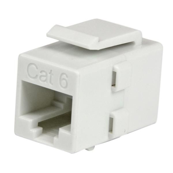 StarTech.com C6KEYCOUPLWH - Netwerkkoppeling - RJ45 - Cat 6 - Wit