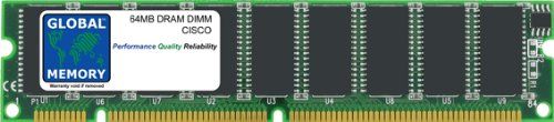 GLOBAL MEMORY 64MB DRAM DIMM GEHEUGEN RAM KIT VOOR CISCO 7500 SERIES ROUTERS ROUTE SWITCH PROCESSOR 4 (MEM-RSP4-64M)