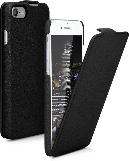 kalibri flip cover voor Apple iPhone SE (2022) / iPhone SE (2020) / iPhone 8 / iPhone 7 - zwart