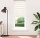 Prolenta Maison Exclusive - Dubbele rolgordijn, marmerbeige kleur, 90x230 cm. Stofbreedte: 85,9 cm. Materiaal: polyester