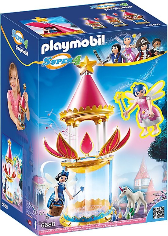 playmobil Super 4 muzikale toren met twinkle sterrenglinster 6688