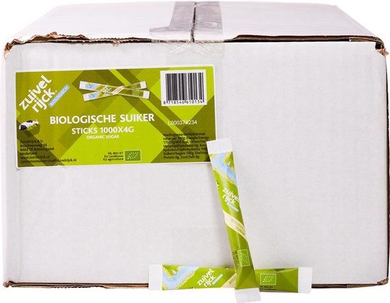 Zuivelrijck Biologische Fairtrade Suikersticks 1000x 4gr