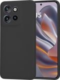 Techsuit Soft Flex Silicone Back Cover for Motorola Edge 60 Neo/Edge 50 Neo / ThinkPhone 25 - Black