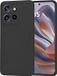 Techsuit Soft Flex Silicone Back Cover for Motorola Edge 60 Neo/Edge 50 Neo / ThinkPhone 25 - Black