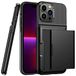 HUILUN iPhone 13 11 12 Pro Max Edge TPU Shockproof Back Cover met Creditcardsleuf