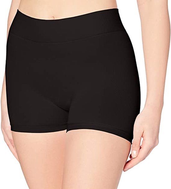 Pieces dames short naadloos - London - Broekje onder jurk - Zwart - S