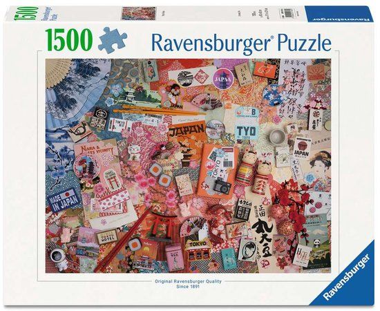 Ravensburger Reis naar Tokio Legpuzzel 1500 Stukjes