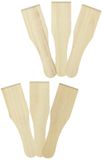 Cook Concept Gourmetspatels - 12x - hout - 14 x 4 cm - gourmetten - racletten - grillen