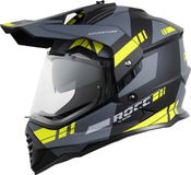 Rocc 500 Endurohelm - Zwart Mat/geel - XL