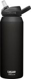 CamelBak Eddy+ Vacuum Insulated Drinkfles - 1 L - 100% Lekvrij - BPA-vrij - 2 Filtratiefasen - Vaatwasserbestendig - Waterfles - Vermindert Chloor en Lood - Zwart