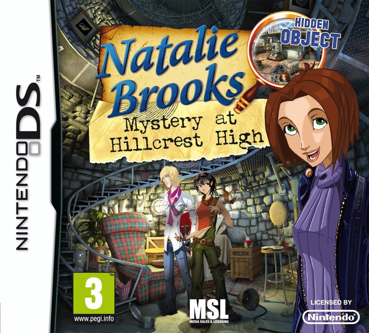 Foreign Media Games Natalie Brooks Mystery At Hillcrest High Nintendo DS