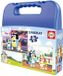 Educa Set de 2 Puzzles Bluey Mallette 20 Pièces