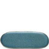 LEONARDO Matera serveerschaal - keramiek - hoekig - 32x18 cm - blauw