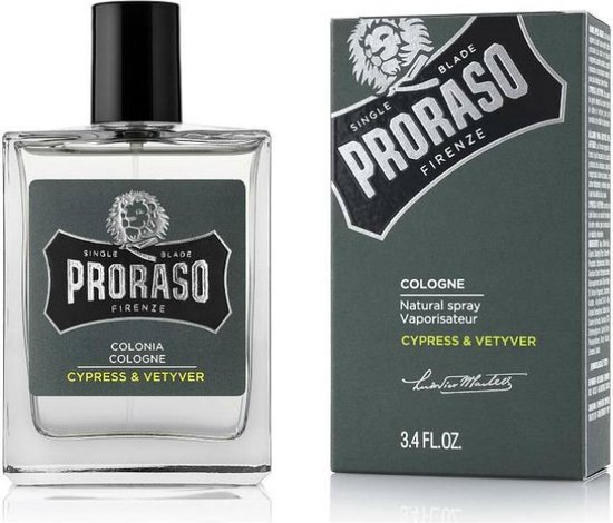 Proraso Cologne Cypress & Vetyver 100ml