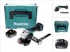 Makita DGA 506 G1J accu haakse slijper 18 V 125 mm borstelloos + 1x oplaadbare accu 6.0 Ah + Makpac - zonder lader