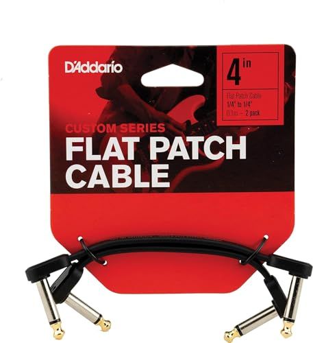 D'Addario Classic Series Patch Cable - 4" - 2 Pack