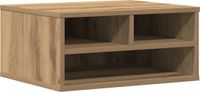 vidaXL Printerstand Artisanaal Eiken 49 x 40 x 22,5 cm Bewerkt Hout