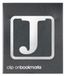 Marque "J" marque-page en métal pour livres, avec clip