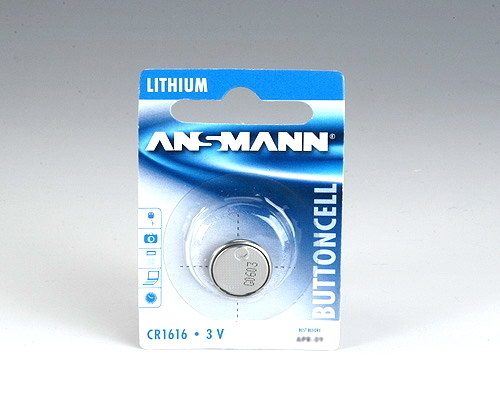 Ansmann Lithium CR 1616, 3 V Battery