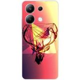 Xiaomi Redmi Note 13 4G Cerf Hipster Bedrukt siliconen hoesje