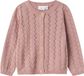 NAME IT NMFBANNI LS KNIT CARD NOOS Meisjes Gebreide Cardigan Deauville Mauve
