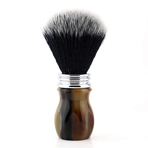 Jag Shaving Faux Hoorn Hars Handvat & Zwart & Wit Synthetisch Haar Vegan Scheren Optie Grote Gift voor Elke Scheren Enthousiast