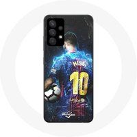 Maniacase Hoesje voor Samsung Galaxy A13 5G Lionel Messi FCB Barcelona Voetbalclub