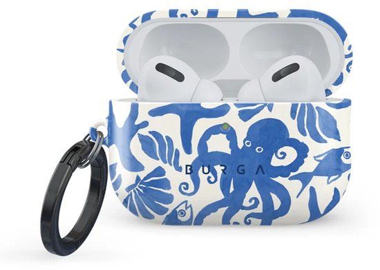 BURGA AirPods Pro 3 Case - Blauw, Wit