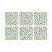 Pimpernel Sous-verres Morris & Co Willow Bough Lot de 6 Vert, bleu