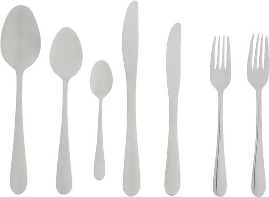 alpina Bestekset 6 Persoons - 42-delig - RVS - Zilver