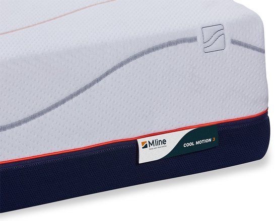 M line Cool Motion 3 Matras 180 x 200 cm - Wit - Tweepersoons