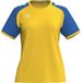 Erima Wings Shirt Korte Mouw Dames - Geel / New Royal | Maat: 34