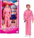 Barbie De film Collector Allan, Michael Cera in de rol van Allan met 2 afneembare film-outfits, een roze overall en een blauwe gestreepte strandset met zonnebril, JBJ42