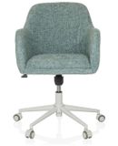 hjh LIVING SOLAO HOME Bureaustoel bouclé stof mint