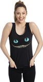 Alice in Wonderland Nastrovje P. GmbH & Co. KG Alice In Wonderland Cheshire Cat - Smile Dames Top - zwart - S