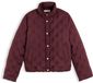 Tommy Hilfiger Dames Puffer Jas - Polyester - Maat M - Wijnrood