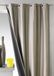 HomeMaison hm69491980 3 doorgang verduisteringsgordijn Shantung effen polyester 140 x 260 cm antraciet