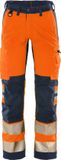 Fristads Hi Vis Werkbroek Klasse 2 Flexforce - Hi-Vis oranje/marineblauw - D116