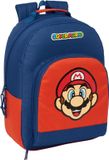 Super Mario Rugzak Mamma Mia - Blauw - Polyester - 42 x 32 x 15 cm