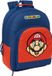 Super Mario Rugzak Mamma Mia - Blauw - Polyester - 42 x 32 x 15 cm