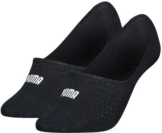 Puma Mesh Footies - 2-pack - Zwart - Maat 42