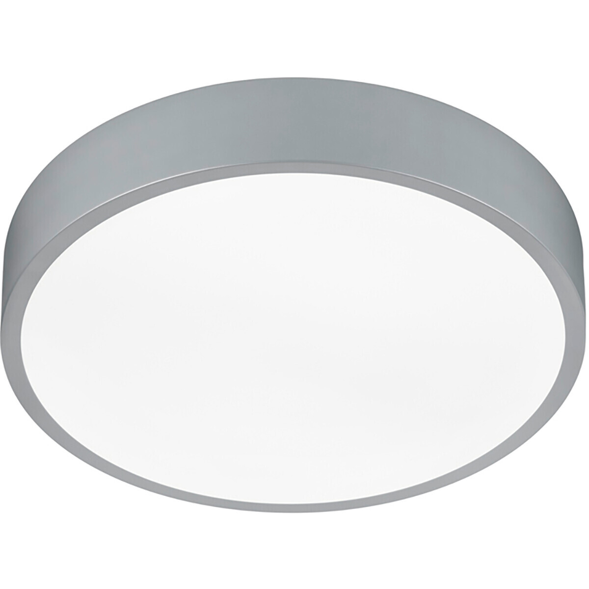 BES LED LED Plafondlamp - Plafondverlichting - Trion Wilson - 28W - Aanpasbare Kleur - Dimbaar - Rond - Mat Titaan - Aluminium