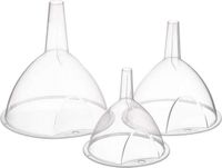 Secret de Gourmet Trechter Transparant Plastic (3 Onderdelen)